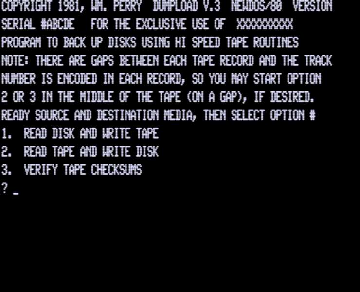 Screen shot
